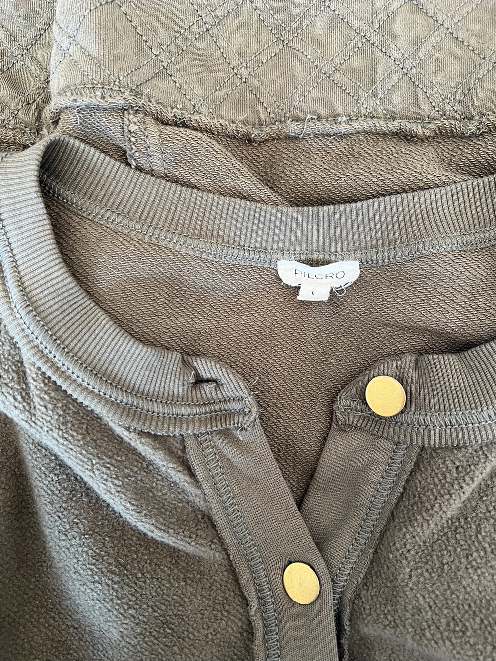 Pilcro Button-Front Shacket - Picture 8 of 9
